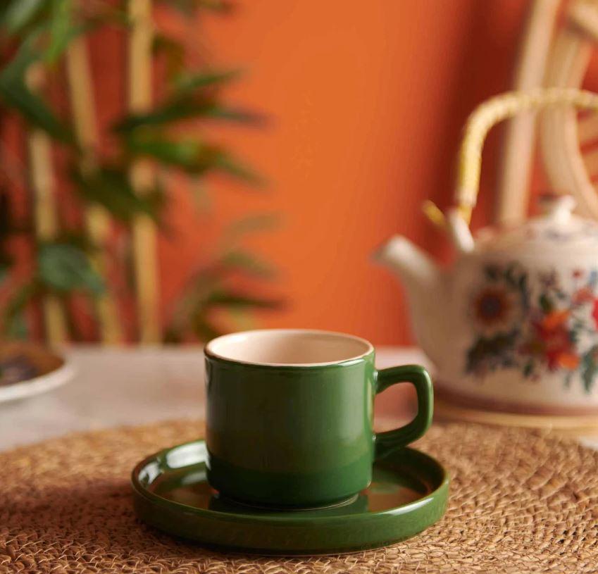Keramika Stackable Çay fincanı seti