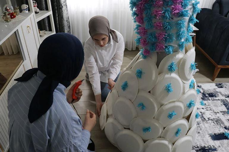 Yalova Nene Hatun Mesleki ve Teknik Anadolu Lisesi Sıfır Atık Projesi desteği