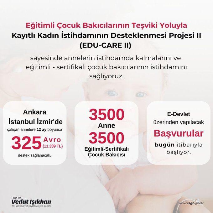 Çalışan annelere müjde! Yarım Çalışma Ödeneği hesaplara yatırıldı