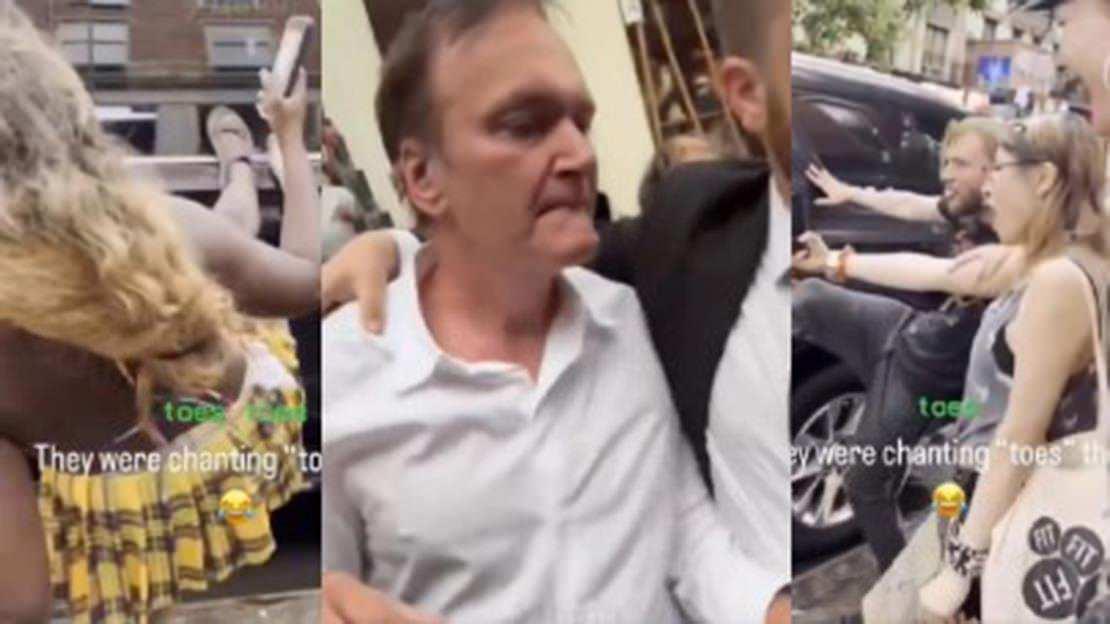 İsrail destekçisi Tarantino protestocuların radarına takıldı! Kaçmak için bin takla attı