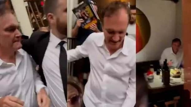 İsrail destekçisi Tarantino protestocuların radarına takıldı! Kaçmak için bin takla attı