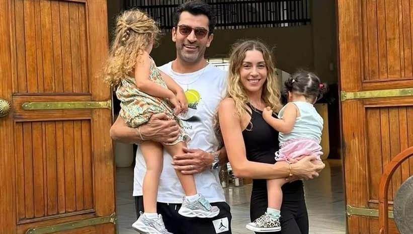 Sinem Kobal ve Kenan İmirzalıoğlu kızlarıyla