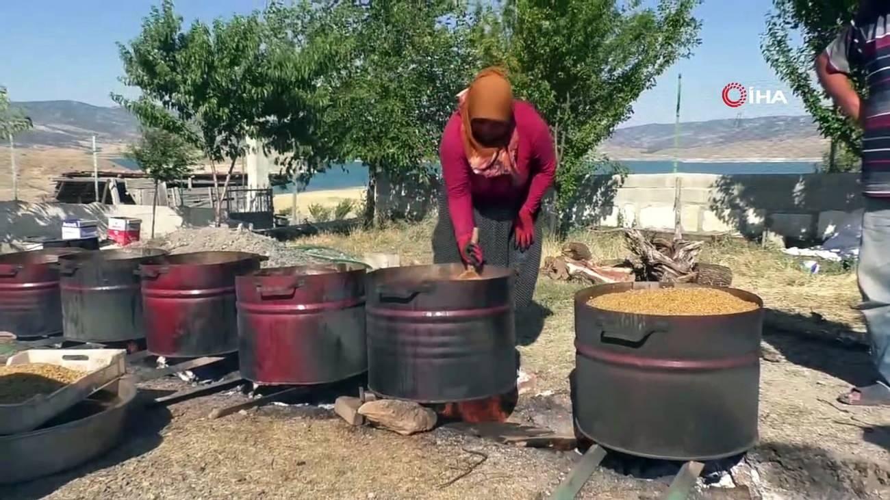 Erzincan'da bulgur kazanlara kaynamaya başladı!