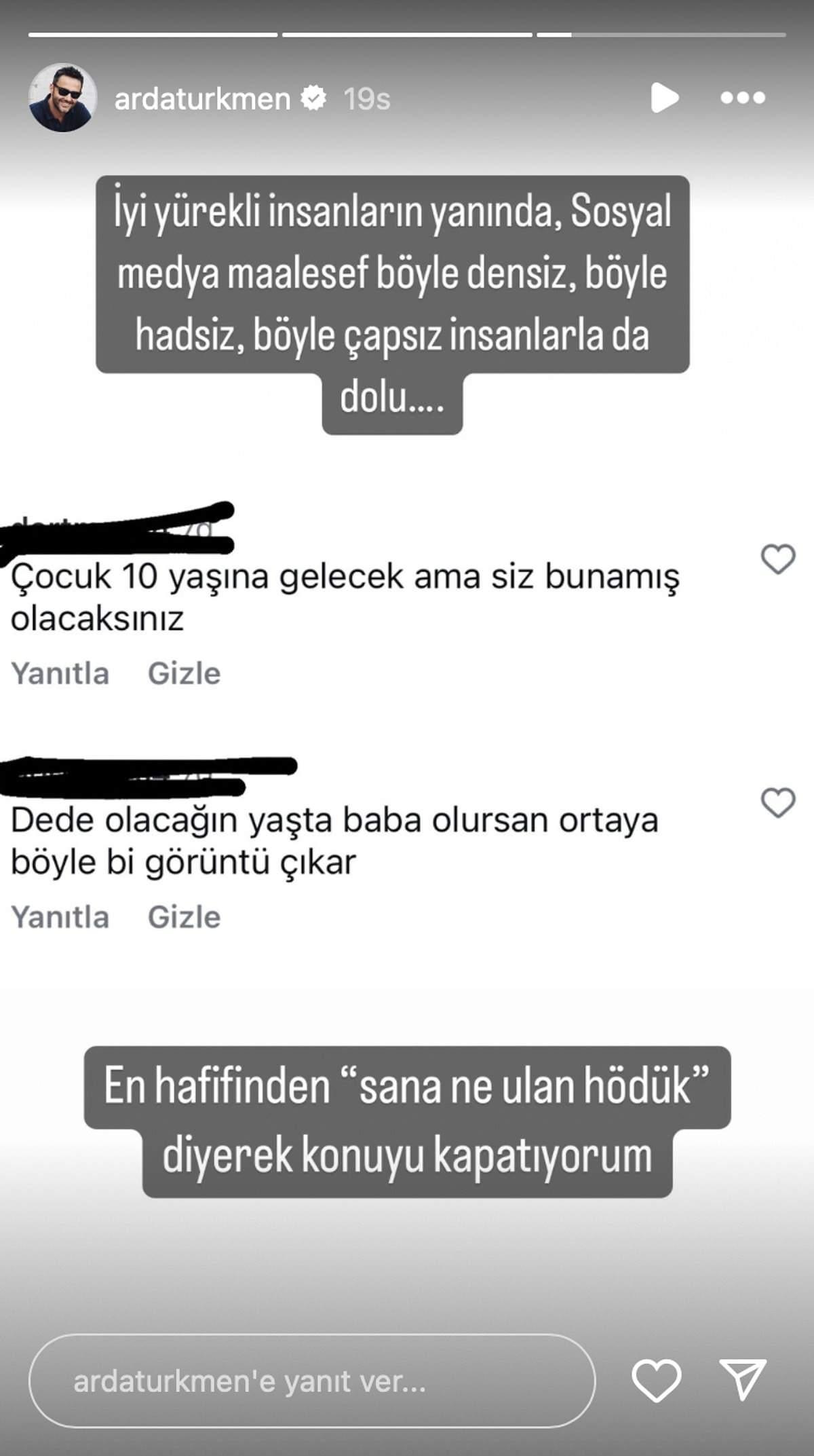 Arda Türkmen'den çocuğuna yapılan yorumlara isyan etti!