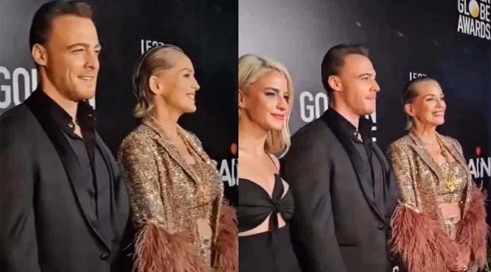 Kerem Bürsin ve Sharon Stone Aynı Karede