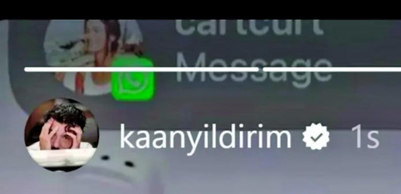 Kaan Yıldırım ın telefon görüntüsü