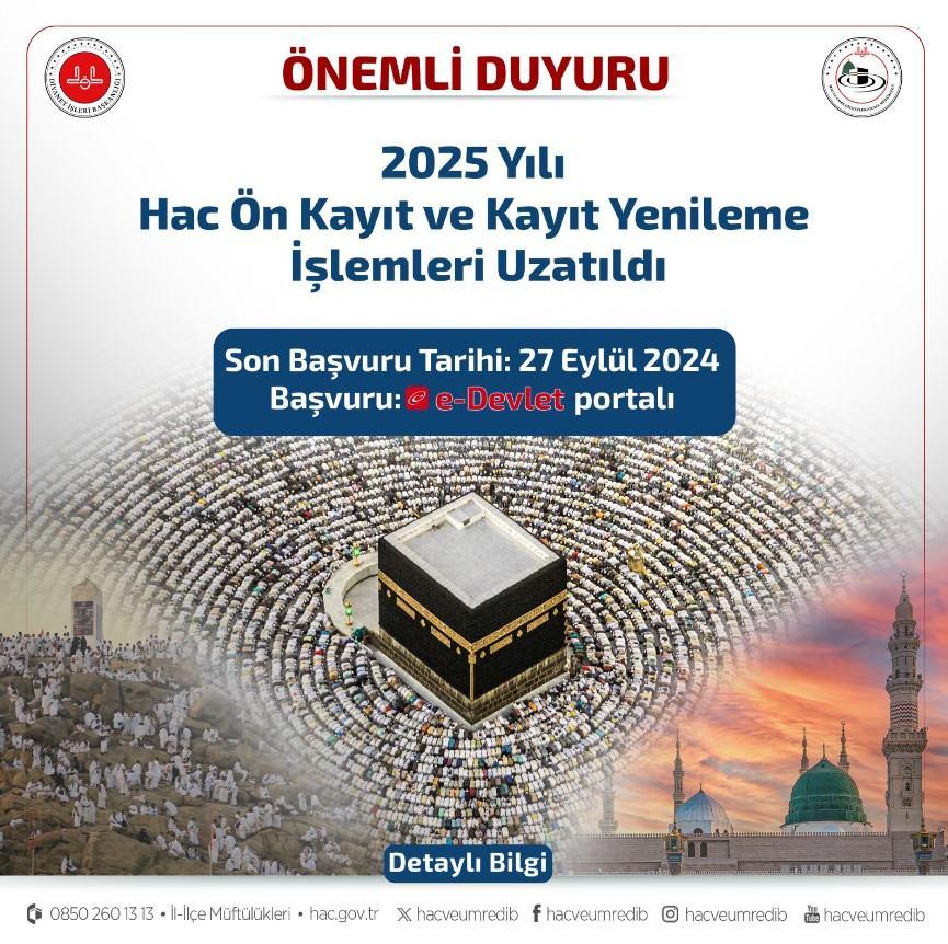 Hac kayıtları 2025