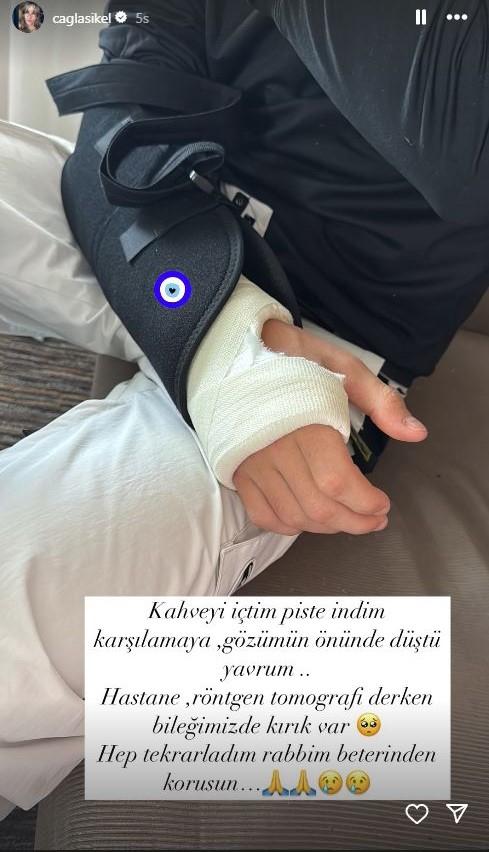 Çağla Şıkelin sosyal medya paylaşımı