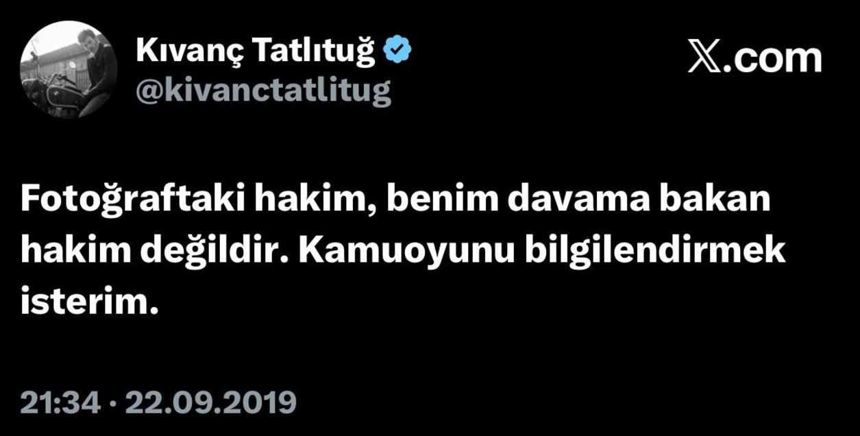 Kıvanç Tatlıtuğun açıklaması