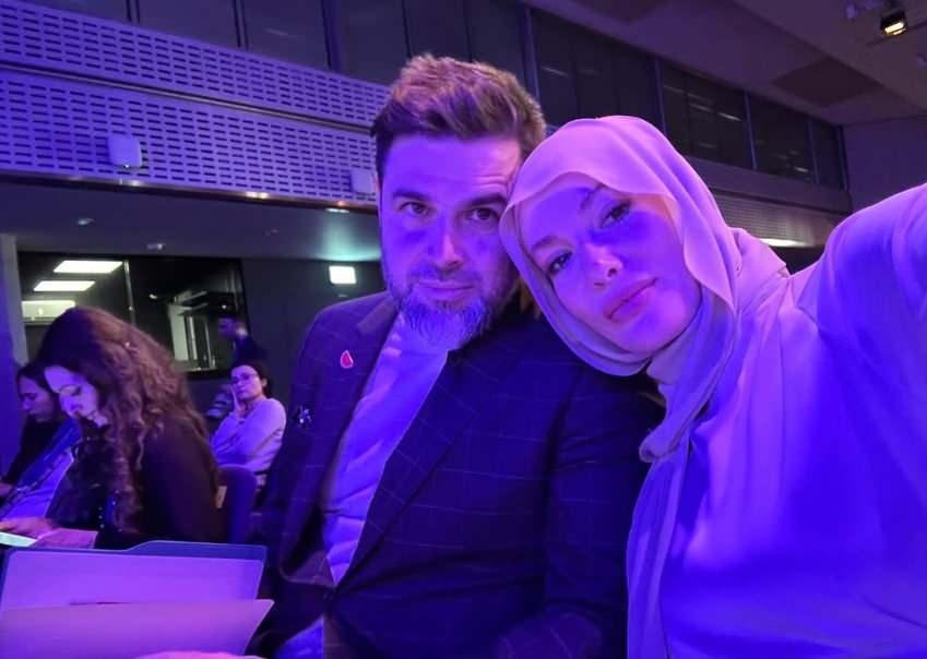 Gamze Özçelik ve eşi Reshad Strik