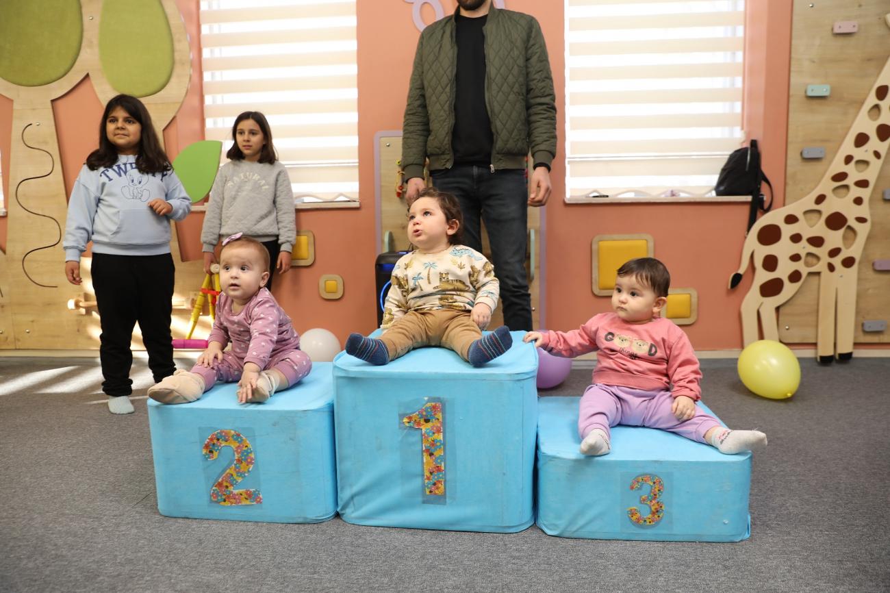 Gaziantep Bebek Emekleme Yarışmasından renkli görüntüler