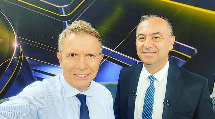 Erdoğan Arıkan ve Trt Spor Haber Müdürü Erhan Seven