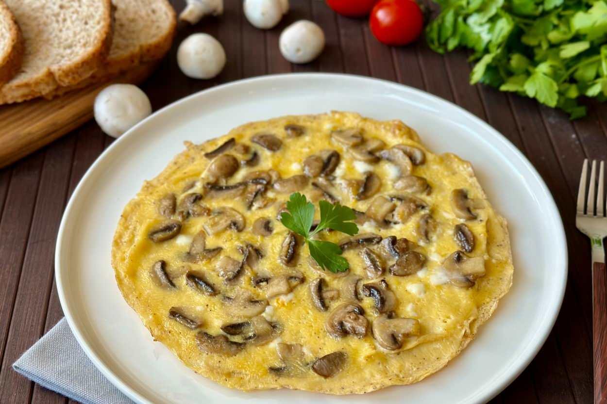 Mantarlı omlet