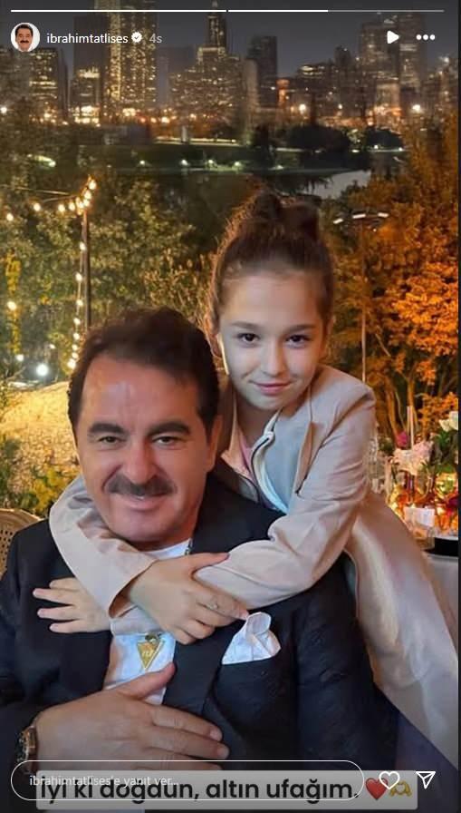 İbrahim Tatlıses ve kızı Elif Ada doğum günü paylaşımı