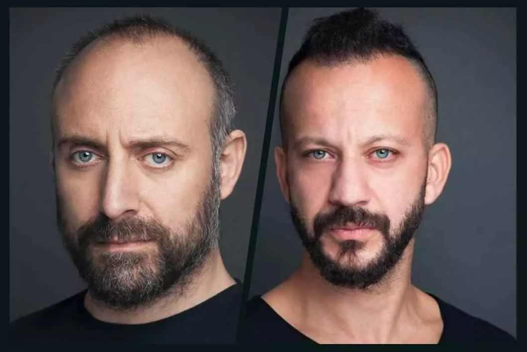 Halit Ergenç ve Rıza Kocaoğlu 