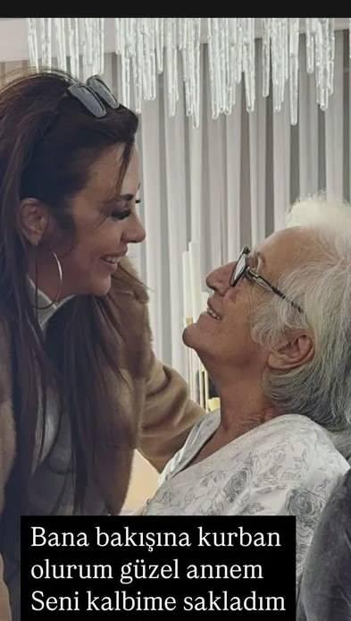Aslı Hünel ve vefat eden annesi Şükran Hünel