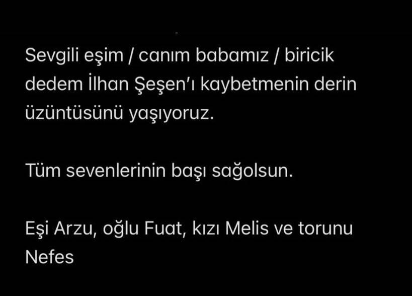 Ailesi, İlhan Şeşen