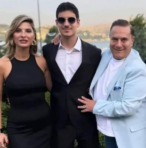 Mehmet Ali Erbil ve eski eşi Tuğba Coşkun ile oğulları Ali Sadi
