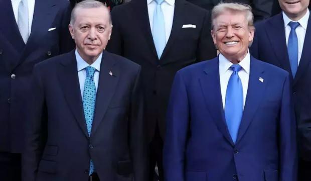 Lahey'deki zirveye damga vuran anlar! Erdoğan ve Trump'ın tokalaştı