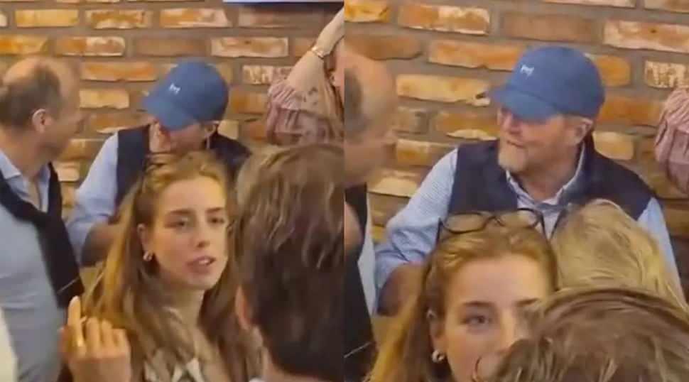 Hollanda Kralı Willem Alexander tebdil gezerken