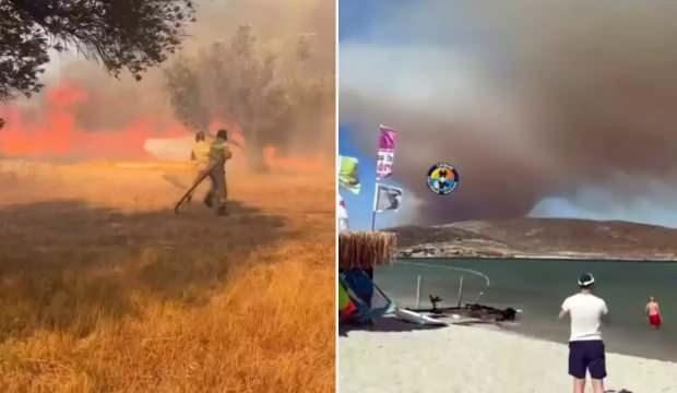 Turizm cennetinde korkutan yangın: O mahalleler tahliye edildi!