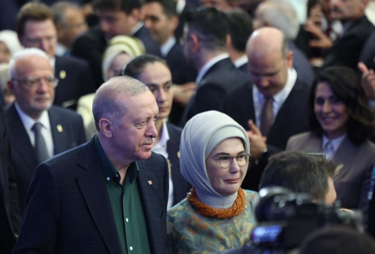 Cumhurbaşkanı Recep Tayyip Erdoğan ve eşi Emine Erdoğan