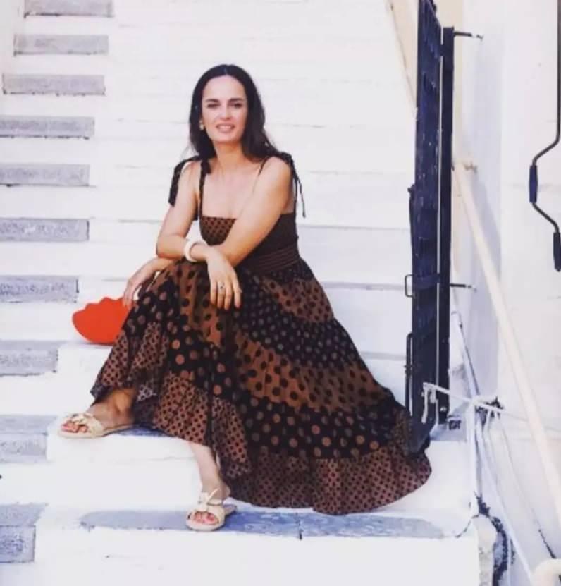 Selin Dermiratar dergi çekiminden görsel