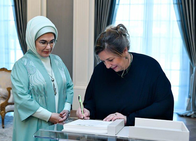 Emine Erdoğan ve Gürcistan Cumhurbaşkanı Mikheil Kavelashvili