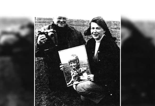Jim Templeton ve kızı Elizabeth, yılar sonra fotoğrafın çekildiği yerde