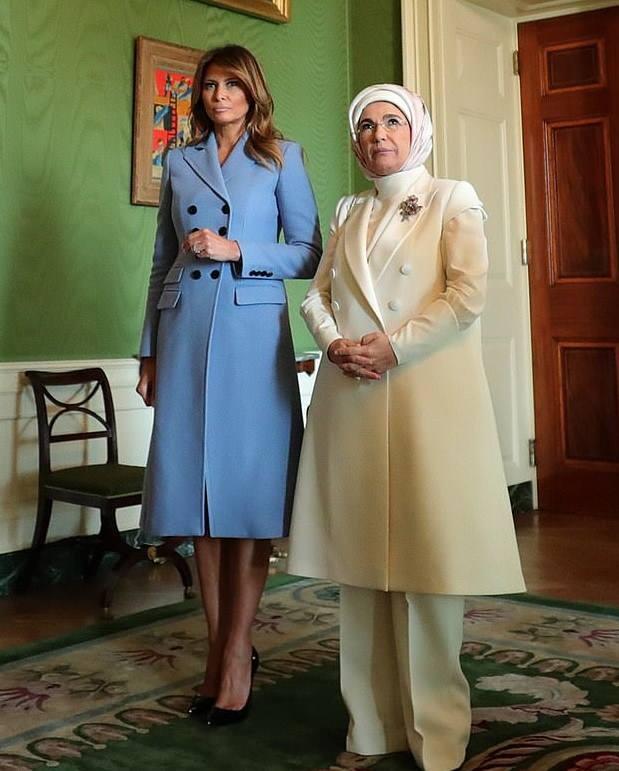 Emine Erdoğan ve Melania Trump