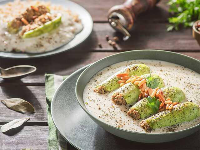 Terbiyeli kabak dolması (KAYNAK: Lezzet.com)