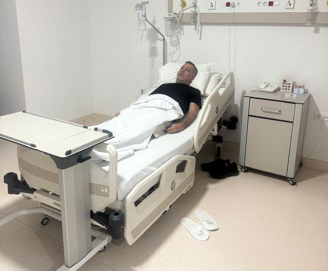 Haluk Levent hastane odasında son hali