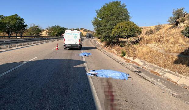 Evli çiftin feci sonu! Araç lastiği değiştirirken kamyonun altında kaldılar