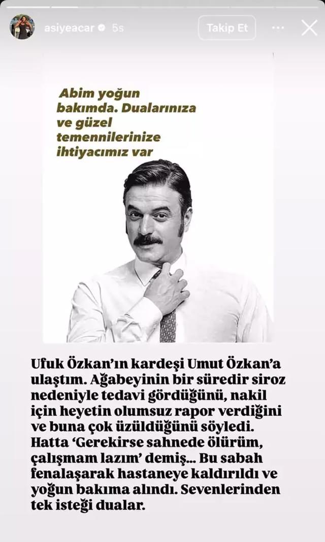 Asiye Acarın Ufuk Özkanın kardeşi ile görüşmesi sonrası yaptığı sosyal medya paylaşımı