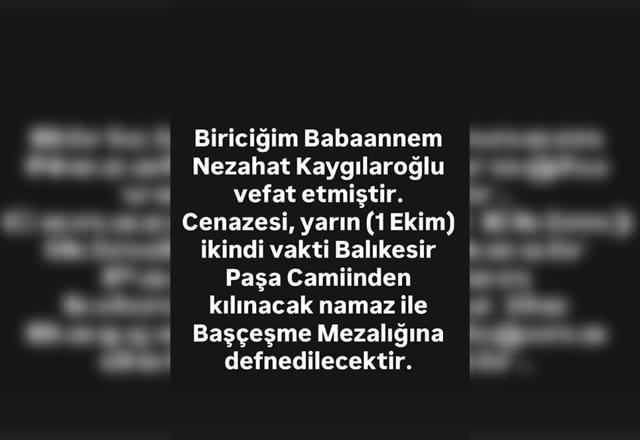 Uraz Kaygılaroğlunun paylaşımı