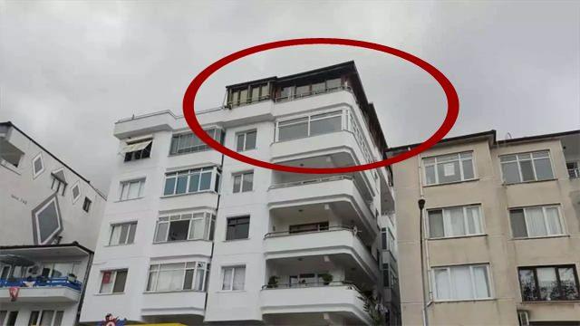 Güllünün evinin dışardan görüntüsü