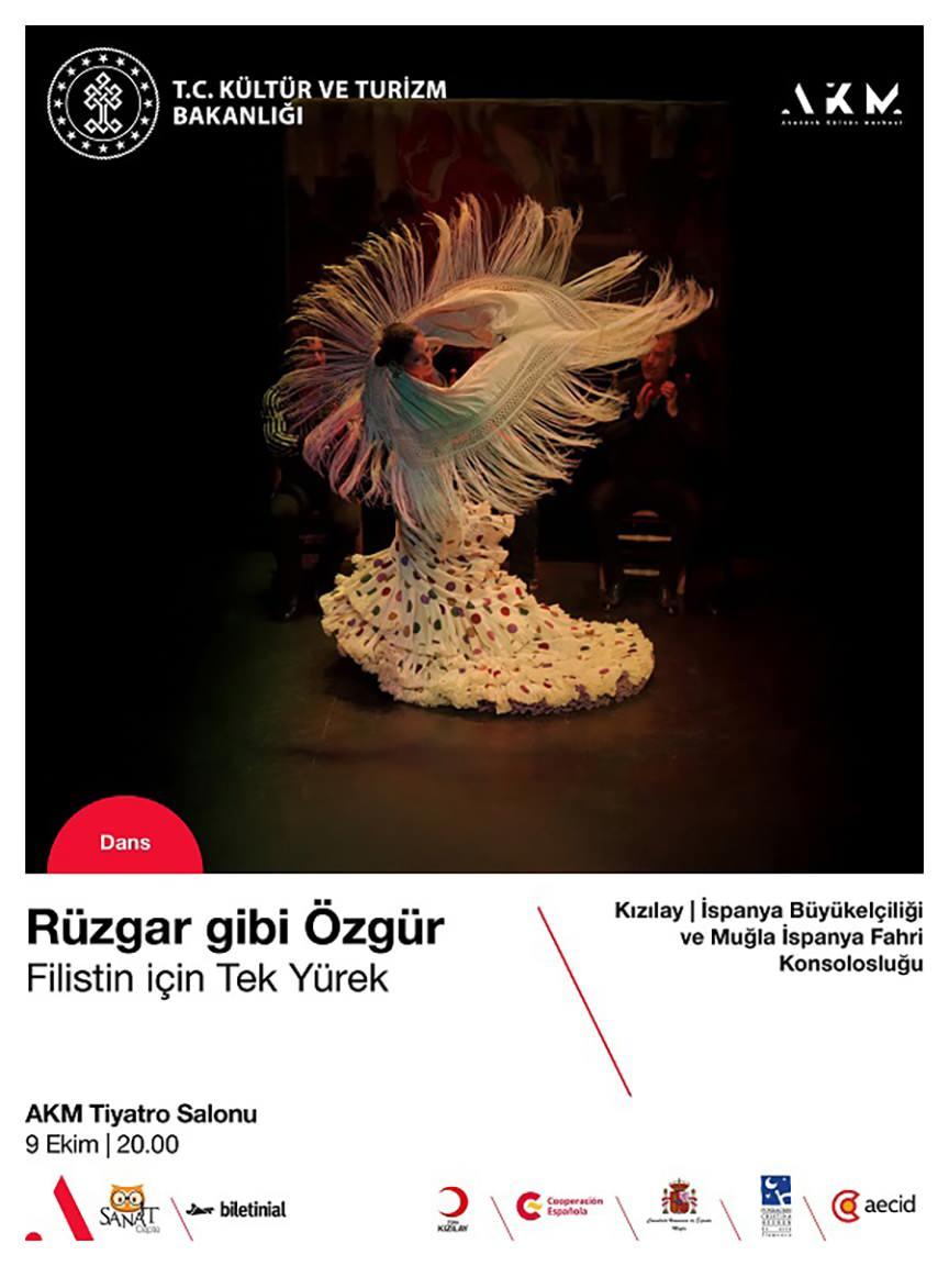 Rüzgar gibi özgür Filistin için tek yürek