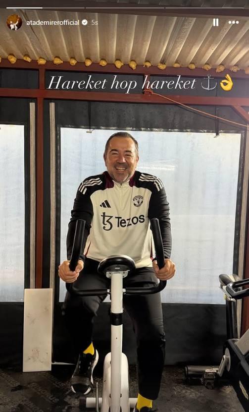 Ata Demirer spor yaptığı anlar