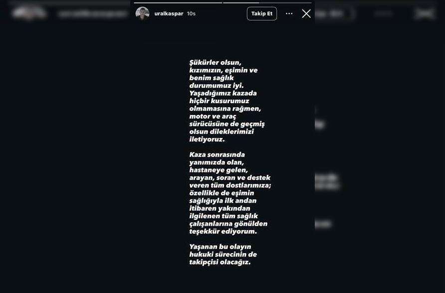 Ural Kaspar tarafından yapılan açıklamanın görseli