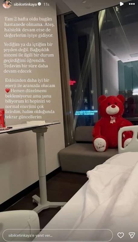 Sibil Çetinkaya hastalığının teşhis edildiğini duyurmak için attığı o hikaye