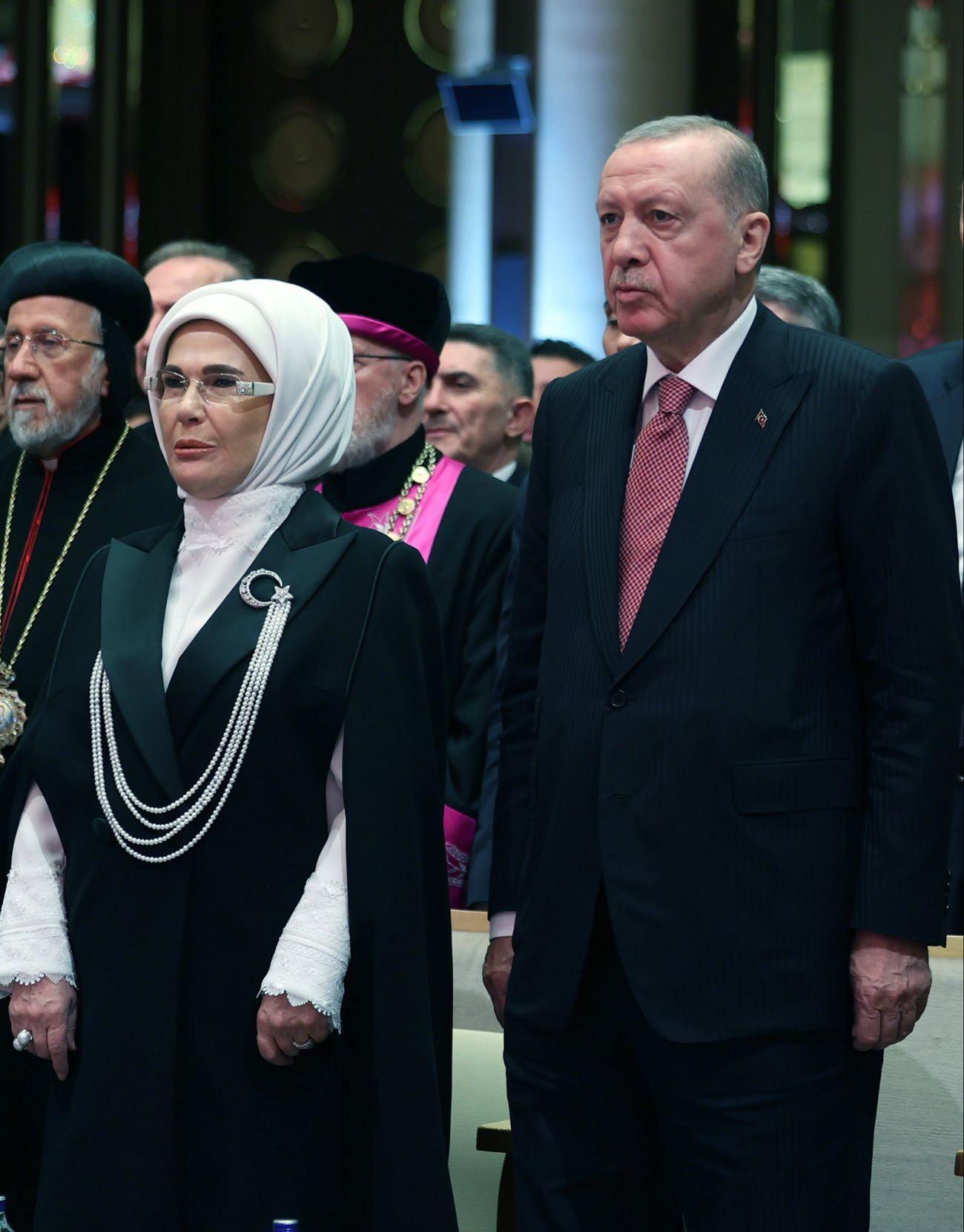 Cumhurbaşkanı Recep Tayyip Erdoğan ve eşi Emine Erdoğan