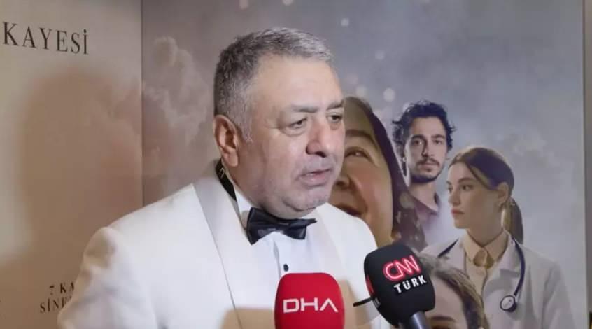 Mustafa Uslu Bi Umut filminin galasında