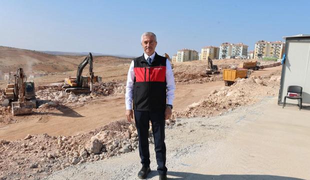 Şahinbey Belediyesi’nin 10 bin konut projesinin ilk etabı hızla yükseliyor