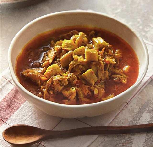 Dongo dongo yemeği görseli (Kitaptan alınmıştır)