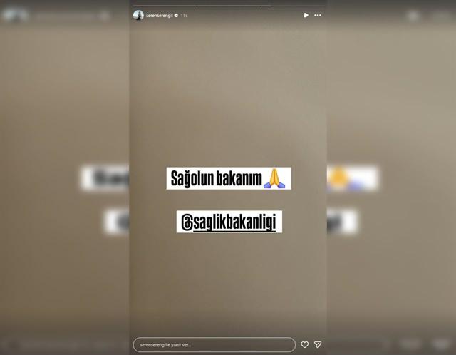 Seren Serengilin son paylaşımı