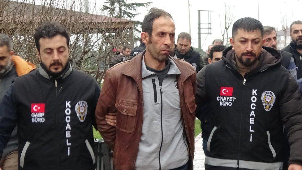 Damat Tuncer Ustaelin tutuklandığı görüntü