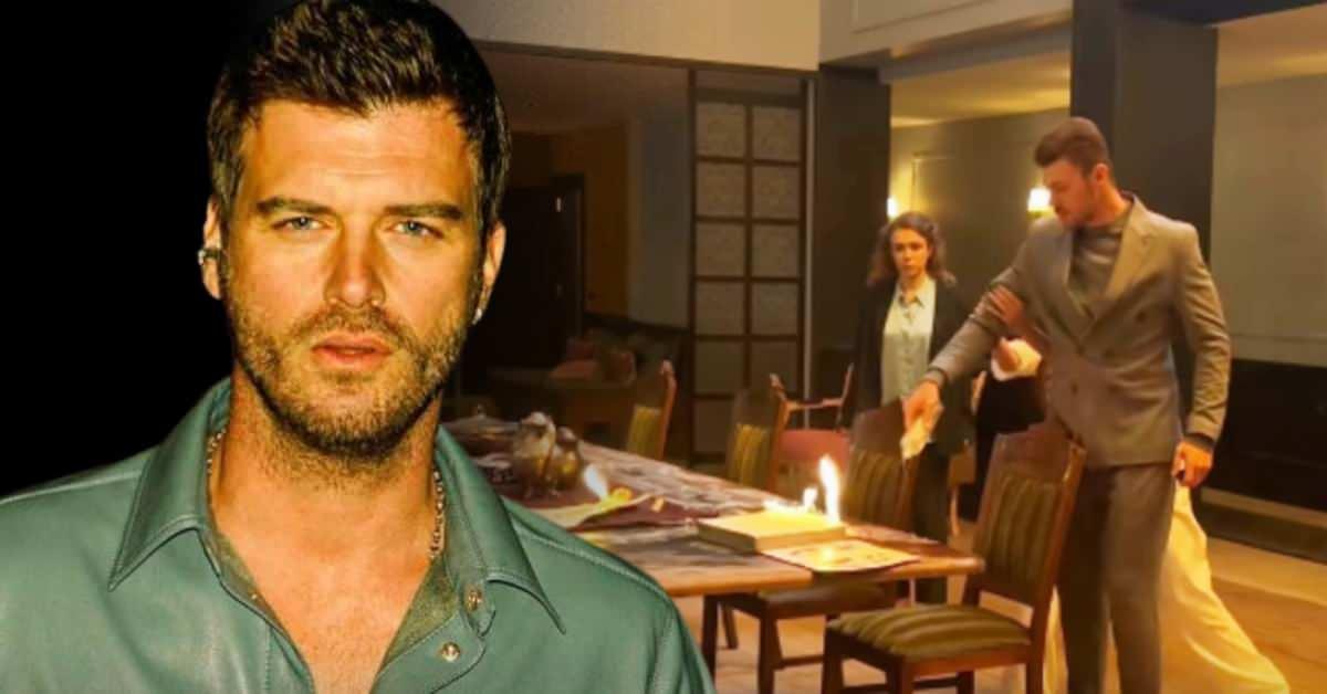 Kıvanç Tatlıtuğun dublörünün yer aldığı sahne