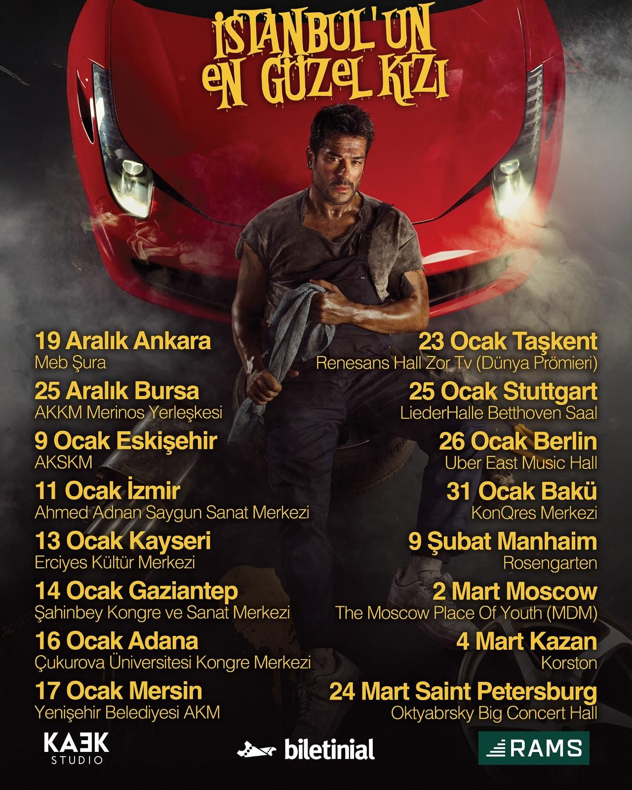 İstanbulun En Güzel Kızı tiyatro oyunu yayın takvimi