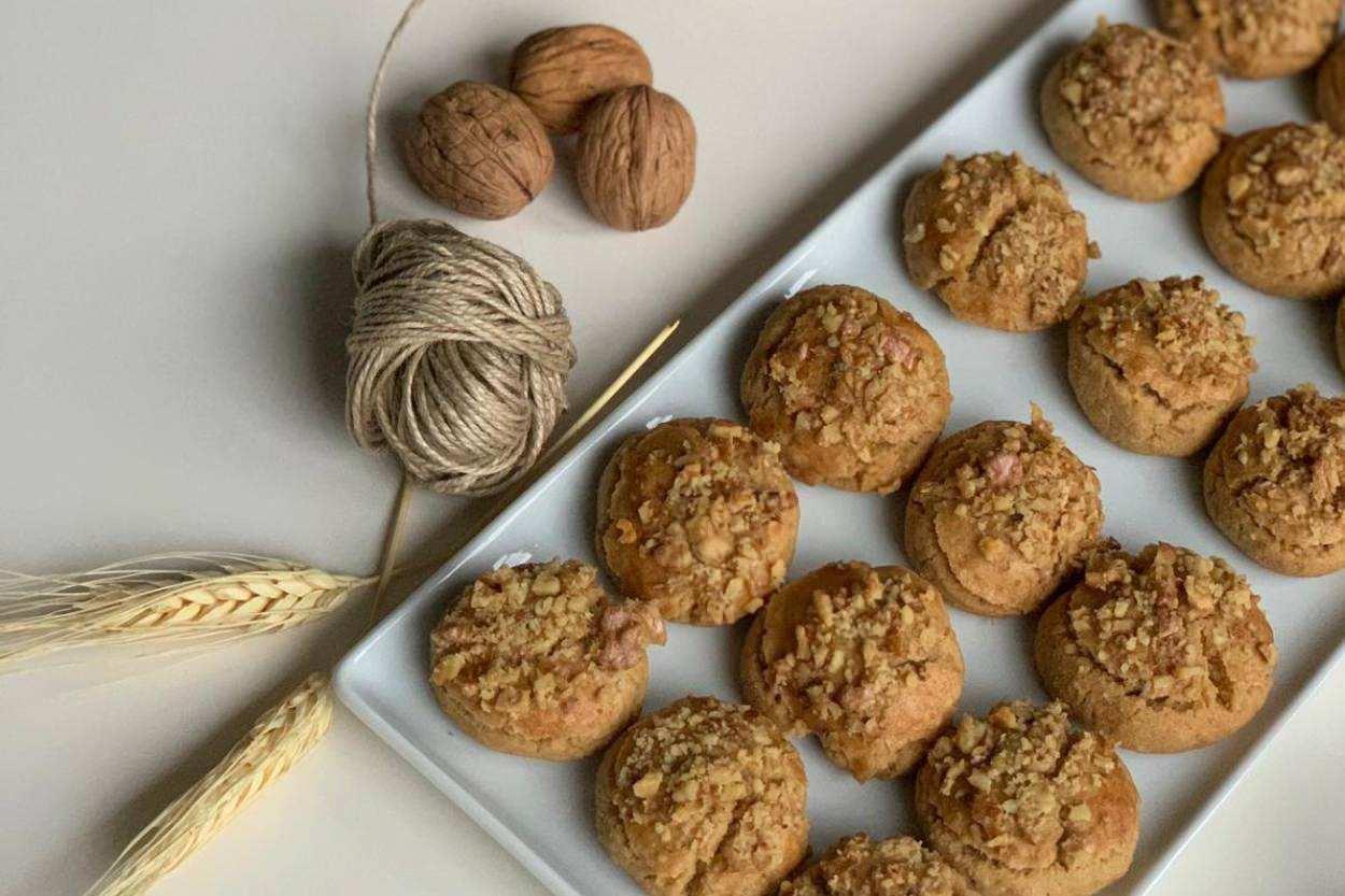 Tahinli cevizli kurabiye