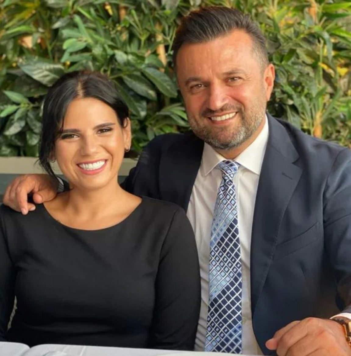 Bülent Uygun ve vefat eden kızı Almina Tude Uygun